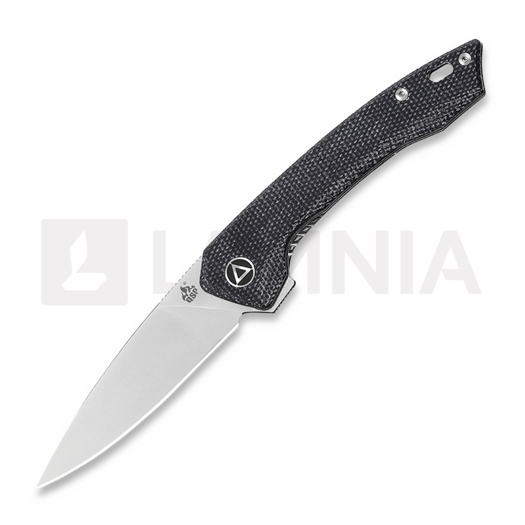 QSP Knife Leopard 折り畳みナイフ, 黒