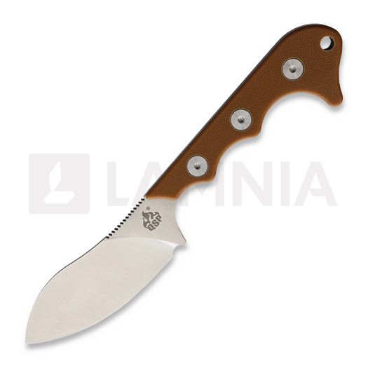 Nóż na szyję QSP Knife Neckmuk, brązowa