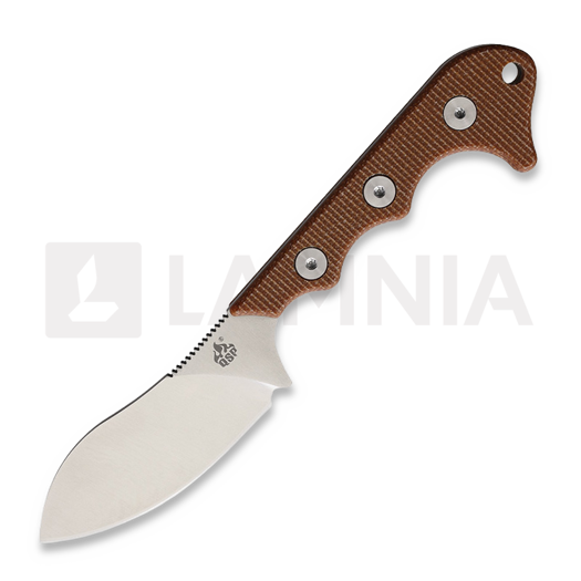 Nóż na szyję QSP Knife Neckmuk, brązowa