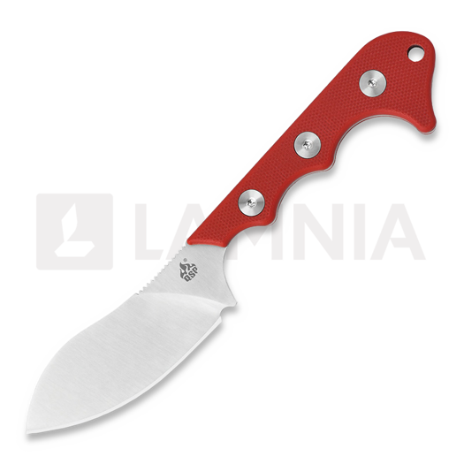 QSP Knife Neckmuk Neck Knife kaulaveitsi, punainen