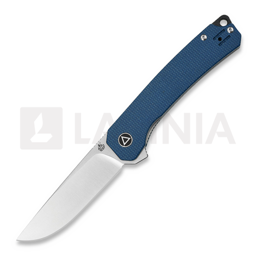 QSP Knife Osprey Linerlock Blue Micarta kääntöveitsi