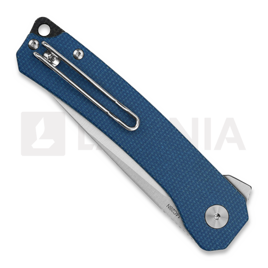 QSP Knife Osprey Linerlock Blue Micarta kääntöveitsi