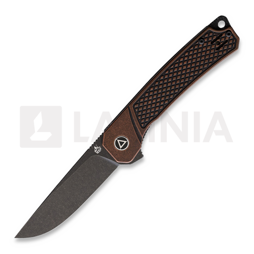 QSP Knife Osprey Linerlock Copper 접이식 나이프, 검정