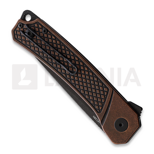QSP Knife Osprey Linerlock Copper sulankstomas peilis, juoda