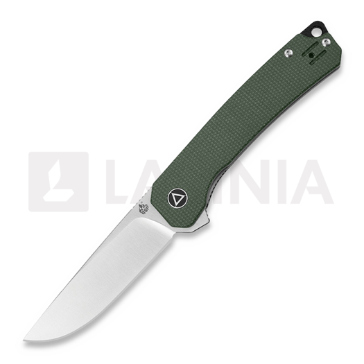 QSP Knife Osprey Linerlock Green Micarta sulankstomas peilis