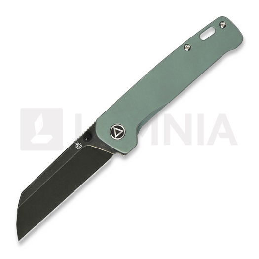 Liigendnuga QSP Knife Penguin, green titanium