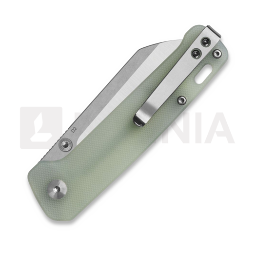 QSP Knife Penguin V2 Jade G10 kääntöveitsi