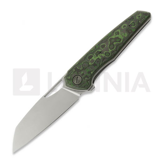 R&H Knives Tasca 2 Gen2 Wharncliffe - Beadblast - FatCarbon, verde