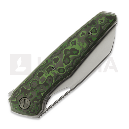 R&H Knives Tasca 2 Gen2 Wharncliffe - Beadblast - FatCarbon, green