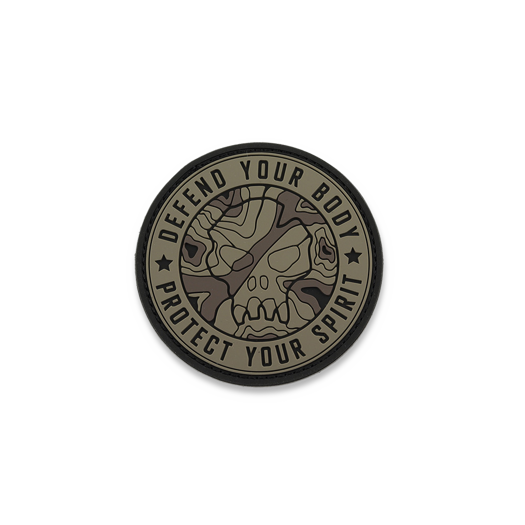 Знак RaidOps Skull Pathfinder, coyote