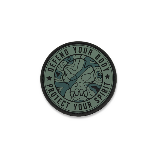 Emblema RaidOps Skull Pathfinder, verde oliva