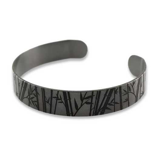 RaidOps Titanium Armband 1mm, Bamboo Grove