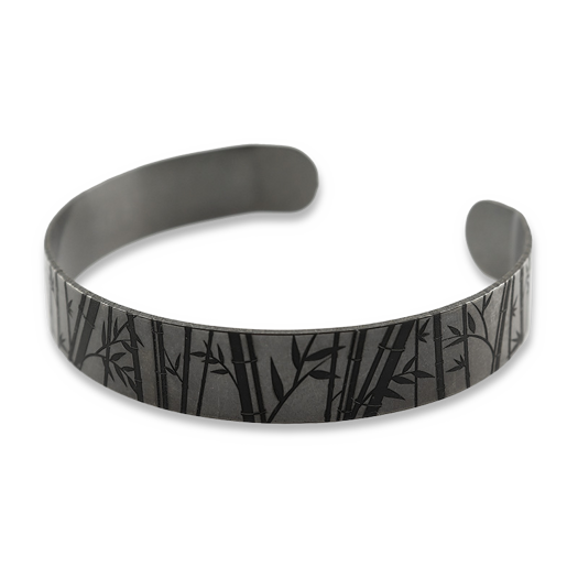 RaidOps Titanium Armband 1mm, Bamboo Grove