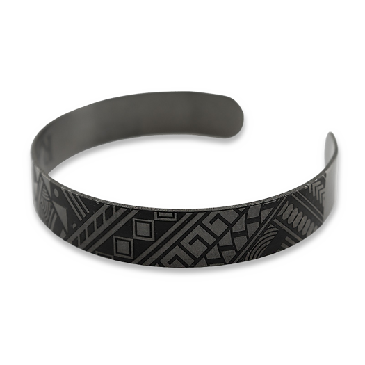 RaidOps Titanium Armband 1mm, Brave Tribe
