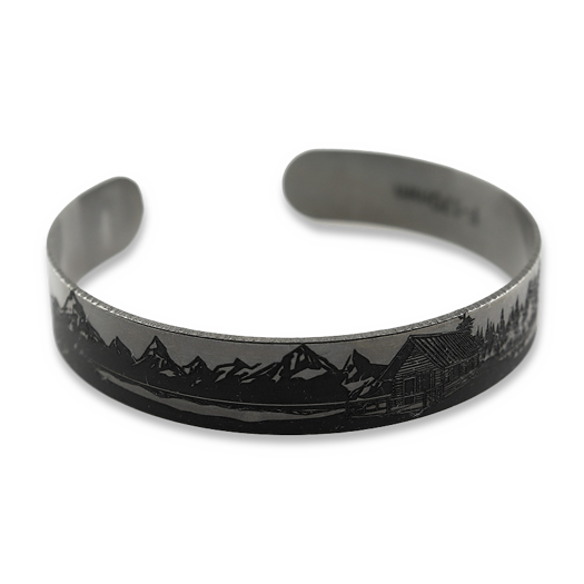 RaidOps Titanium Armband 1mm, Cabin Lake