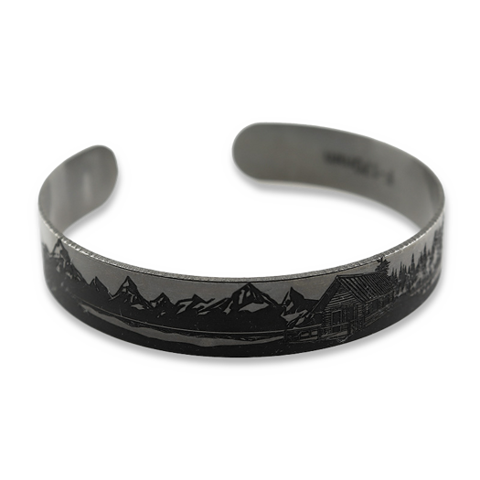 RaidOps Titanium Armband 1mm, Cabin Lake