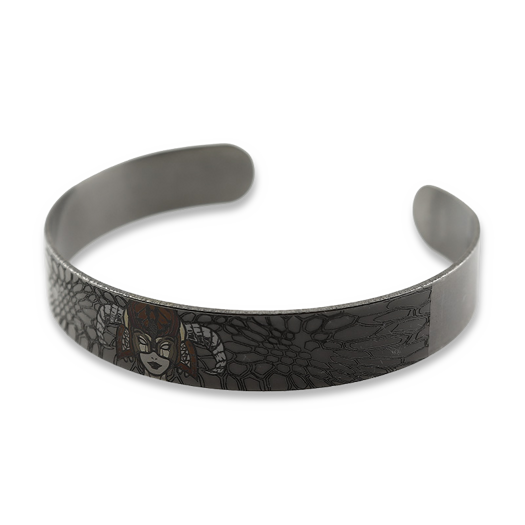 RaidOps Titanium Armband 1mm, The Beauty