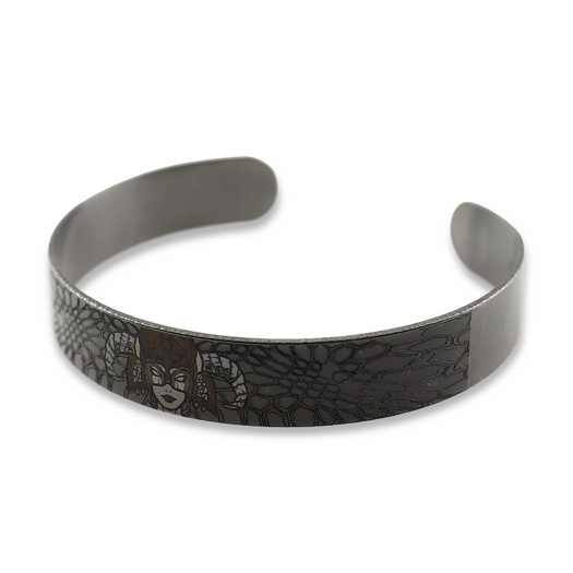 RaidOps Titanium Armband 1mm, The Beauty