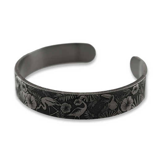 RaidOps Titanium Armband 2mm, Flamingo
