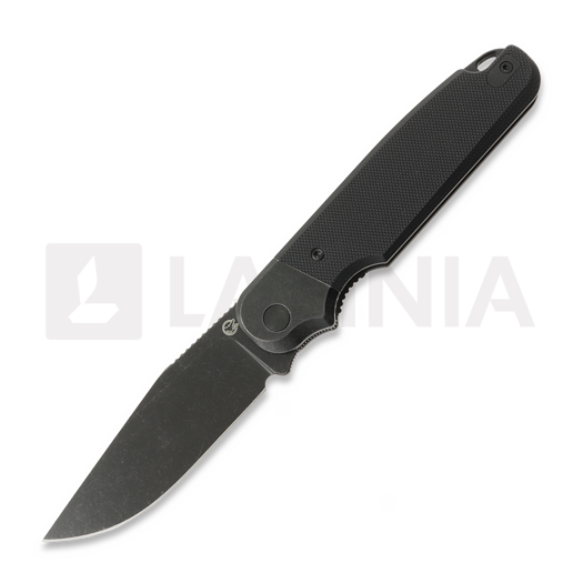Rapax Buddy - Blackwash - G10 kääntöveitsi, musta