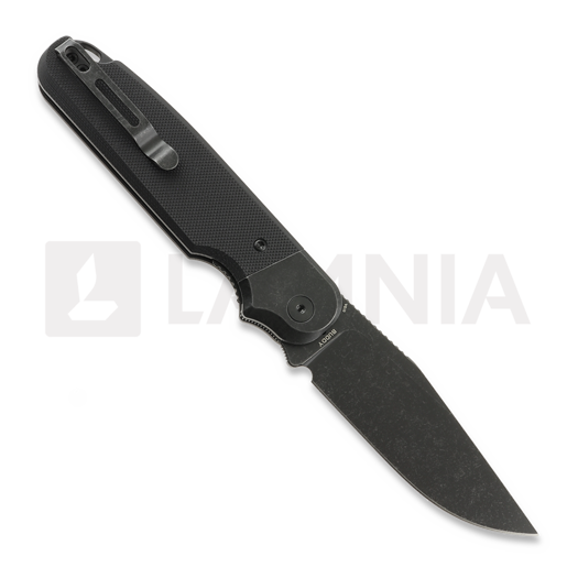 Rapax Buddy - Blackwash - G10 kääntöveitsi, musta