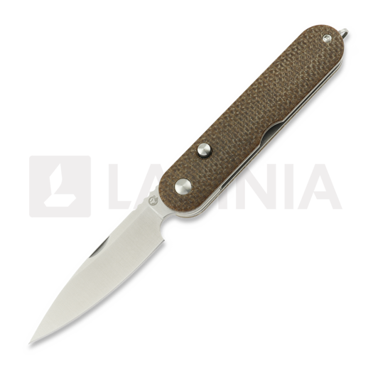 มีดพับ Rapax Kiki - Satin - Micarta, น้ำตาล