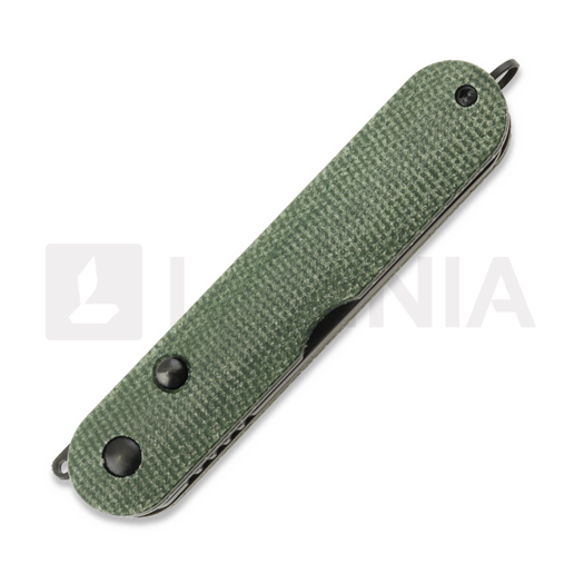 Rapax Mimi - Blackwash - Micarta kääntöveitsi, vihreä