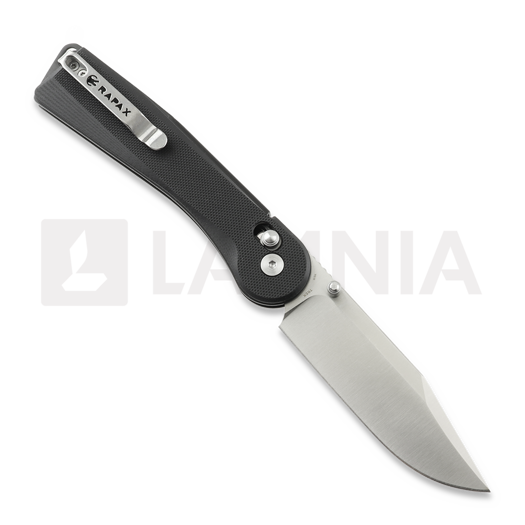 Rapax Trek - Satin - G10 folding knife, black