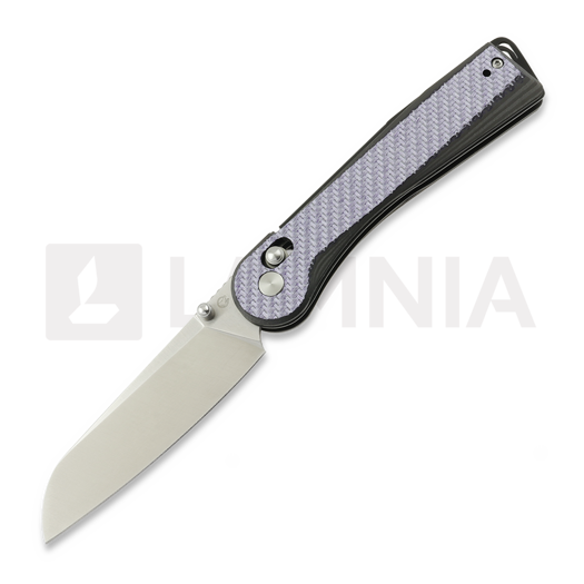 Couteau pliant Rapax Wisp - Satin - Carbon Fiber, pourpre