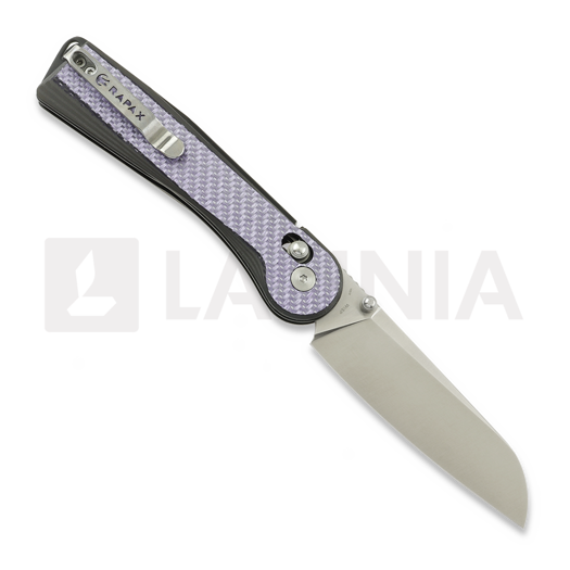 Rapax Wisp - Satin - Carbon Fiber kääntöveitsi, purppura