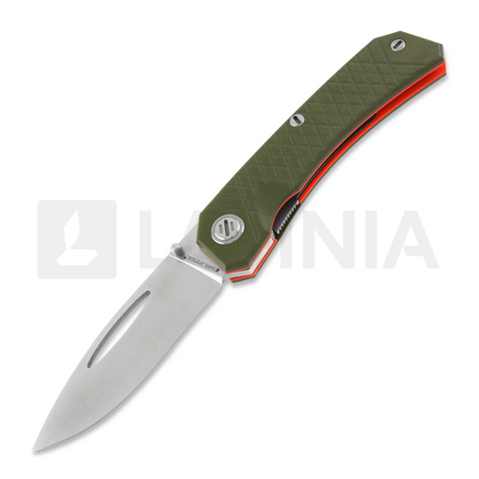 RealSteel Akuma foldekniv, olivengr&oslash;nn 9112