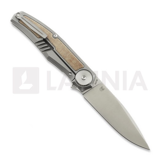 RealSteel Avangard, Titanium & Natural Micarta 9782