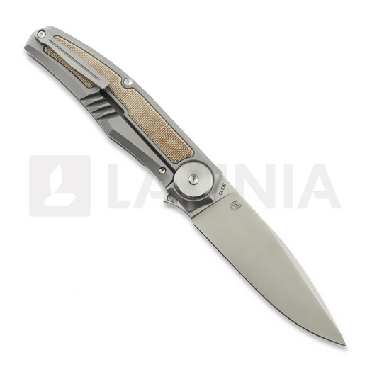 RealSteel Avangard, Titanium & Natural Micarta 9782