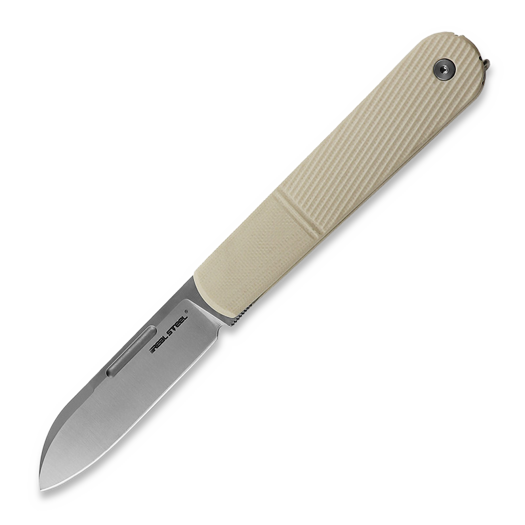 RealSteel Barlow RB-5 Drop Point, Ivory G-10 8021I