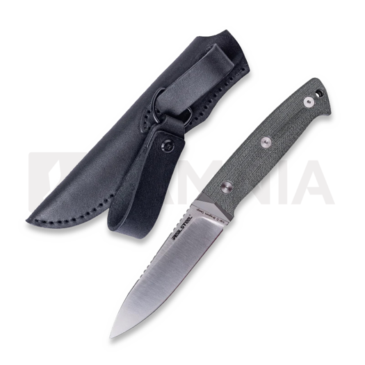 RealSteel Black Thorn Green Micarta Satin with titanium bolster nož 3621GM