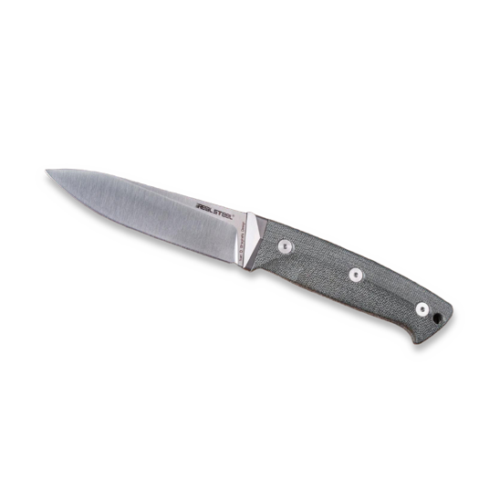 Nóż RealSteel Black Thorn Green Micarta Satin with titanium bolster 3621GM