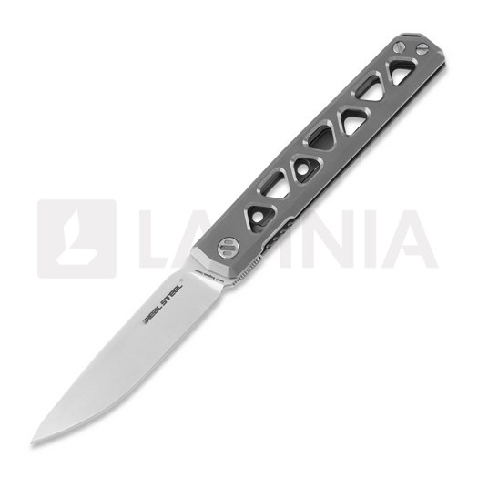 Skladací nôž RealSteel Bruns Titanium, beadblast 7661