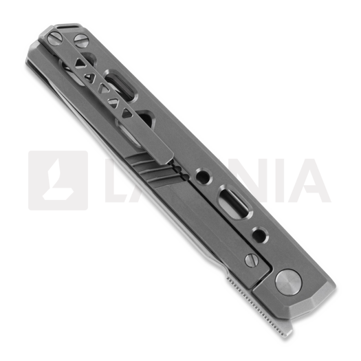 RealSteel Bruns Titanium 折叠刀, beadblast 7661