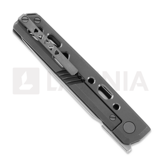 RealSteel Bruns Titanium kääntöveitsi, stonewash 7661S