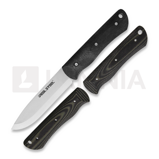 Nóż Bushcraft RealSteel Bushcraft individual + G10 black/green scales 3714