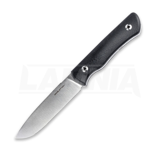 RealSteel Bushcraft Plus II Convex veitsi, Black G-10, Satin 3721C