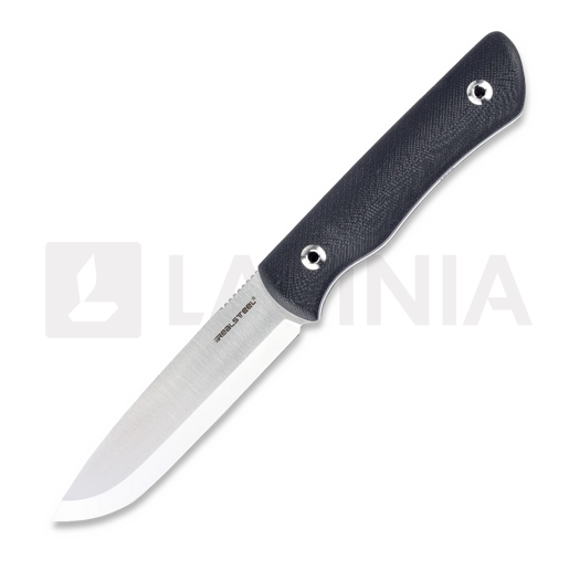 Coltello RealSteel Bushcraft Plus II Scandi, Black G-10, Satin 3721S