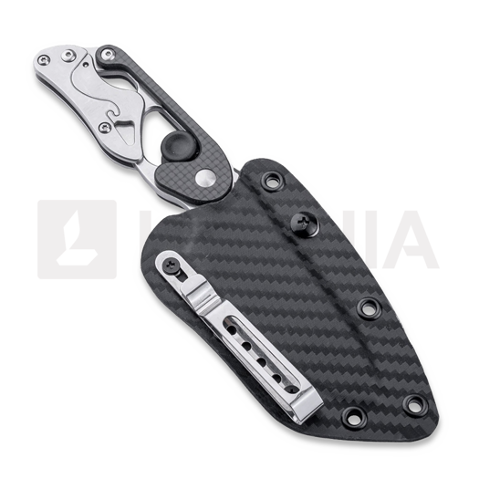 RealSteel Cormorant Apex kniv, Carbon Fiber, Blackwash 3724