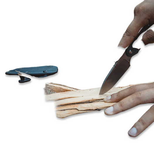 มีด RealSteel Cormorant Apex, Carbon Fiber, Stonewash 3723