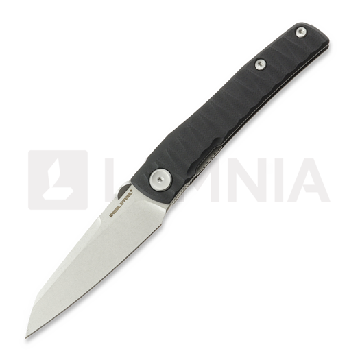 RealSteel Destra Grooved Black G-10 折叠刀 7222B