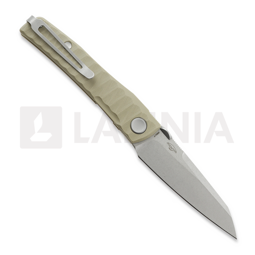 RealSteel Destra Grooved Coyote G-10 折叠刀 7222C