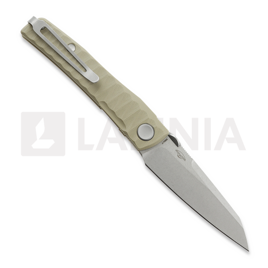 RealSteel Destra Grooved Coyote G-10 folding knife 7222C