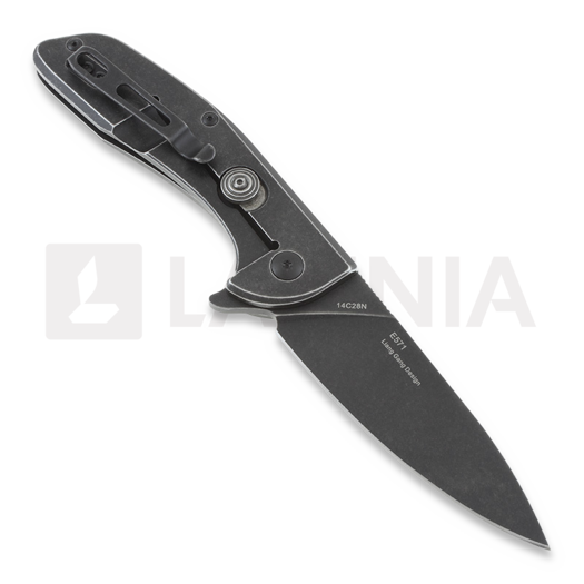 Zav&iacute;rac&iacute; nůž RealSteel E571 Framelock Black Stonewash 7132