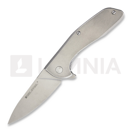 RealSteel E571 Framelock Stonewash összecsukható kés 7131