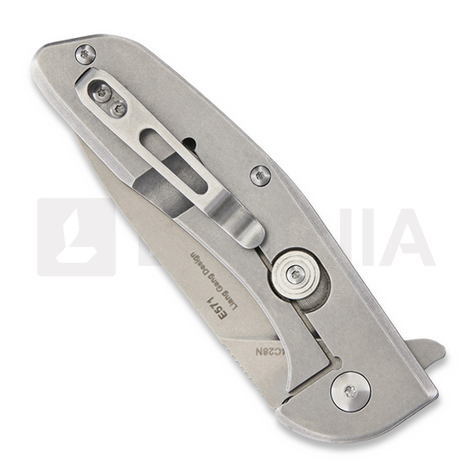 RealSteel E571 Framelock Stonewash 折叠刀 7131